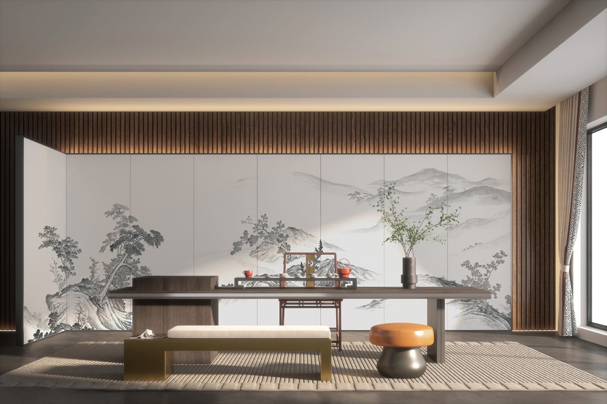 PZ22015K-A-mockup Tissu mural - PZ22015K – Image 1